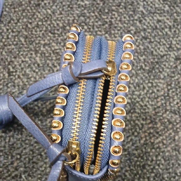 Max Studio Periwinkle Studded Clutch - Picture 4 of 11